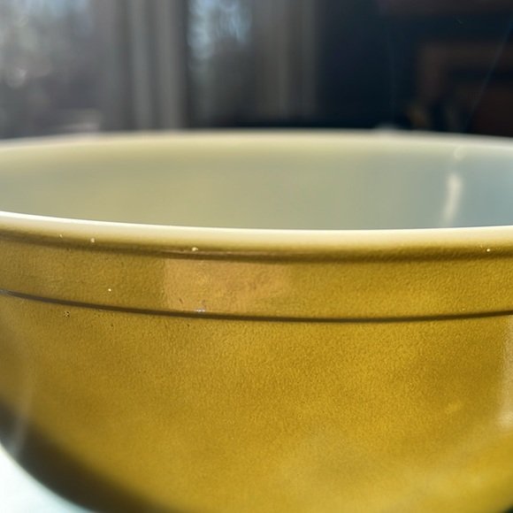 VTG Pyrex 403 Verde 2 1/2 qt Mixing Bowl - Picture 6 of 7